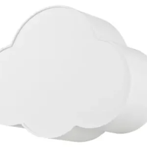 Biztonságos fizetés TK Lighting Cloud fehér fali/mennyezeti lámpa (TK-4228) E27 2 izzós IP20