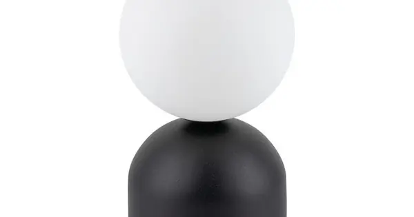 TK Lighting Miki fekete-fehér asztali lámpa (TK-16044) G9 1 izzós IP20 Akciós ár