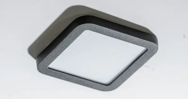 Azzardo Slim Square fekete-fehér LED beépíthető lámpa (AZ-4375) LED 1 izzós IP44 Ne maradj le