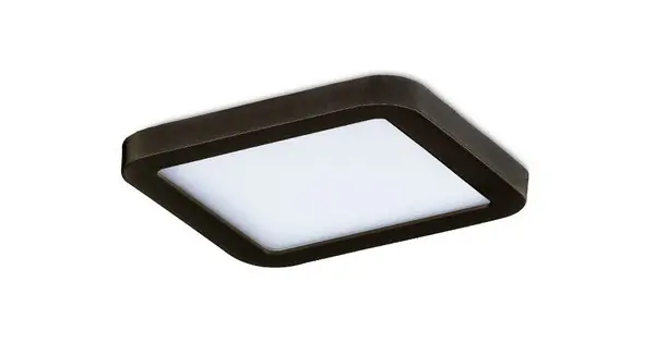 Biztonságos fizetés Azzardo Slim Square fekete-fehér LED beépíthető lámpa (AZ-2833) LED 1 izzós IP44