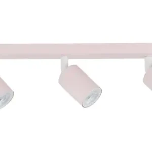 Újdonság TK Lighting Livia rózsaszín mennyezeti lámpa (TK-10234) GU10 3 izzós IP20