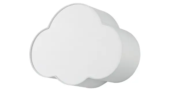 TK Lighting Cloud szürke-fehér fali/mennyezeti lámpa (TK-3144) E27 2 izzós IP20 Expressz szállítás