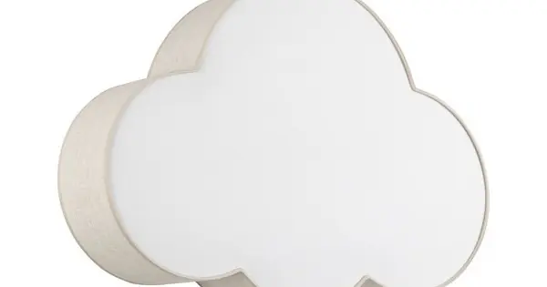 Árengedmény TK Lighting Cloud bézs-fehér fali/mennyezeti lámpa (TK-4336) E27 4 izzós IP20