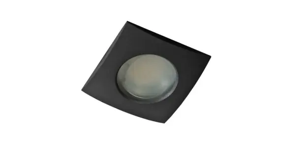 Azzardo Ezio fekete beépíthető lámpa (AZ-0812) GU10 1 izzós IP54 Árcsökkenés