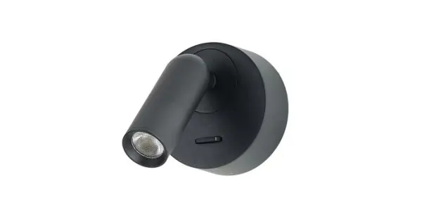 Legnépszerűbb Azzardo Lugano Round fekete LED falikar (AZ-5628) LED 1 izzós IP20