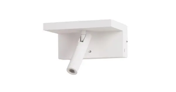 Azzardo Hylla fehér LED falikar (AZ-5911) LED 1 izzós IP20 Szuper akció