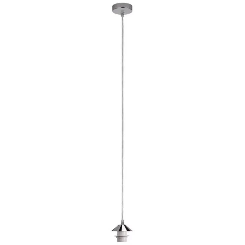 Kedvezményes ár Fix Függeszték, króm, E27 1x MAX 60W - Raba-1338