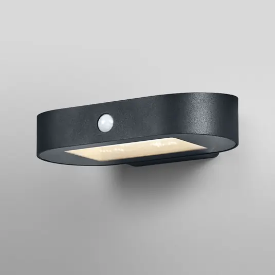 OSRAM LED-érzékelős fali lámpa ENDURA STYLE SOLAR OVAL 20 cm 830 Expressz kézbesítés