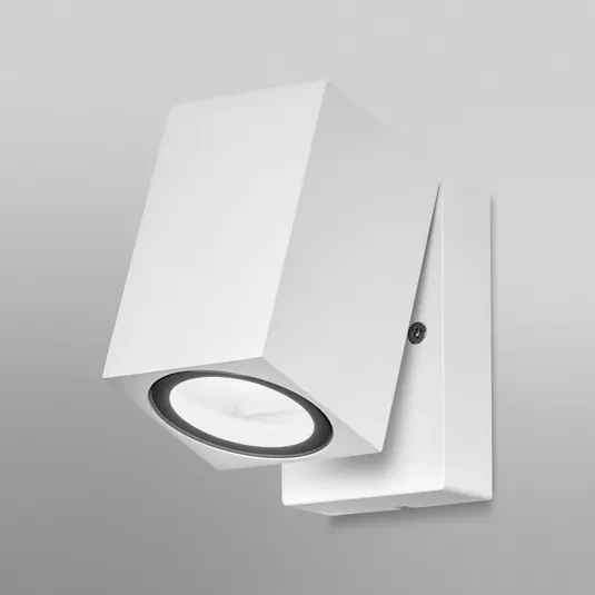 Újdonság OSRAM ENDURA CLASSIC CUBE kültéri fali lámpa, fehér fém IP44