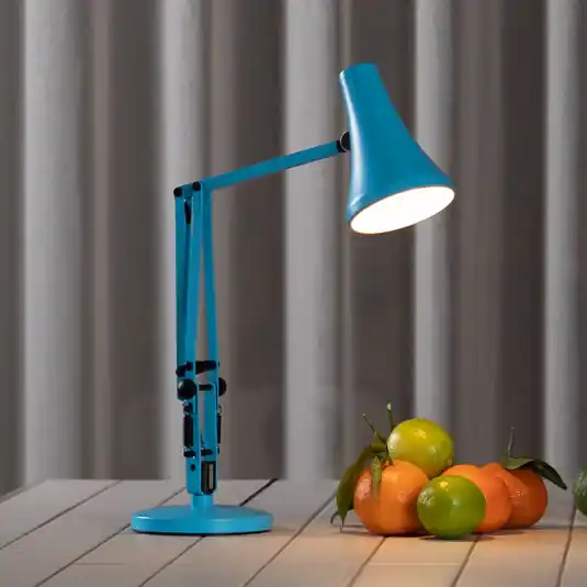 Gyors szállítás Anglepoise LED asztali lámpa 90 MINI MINI VIVID, türkizkék USB