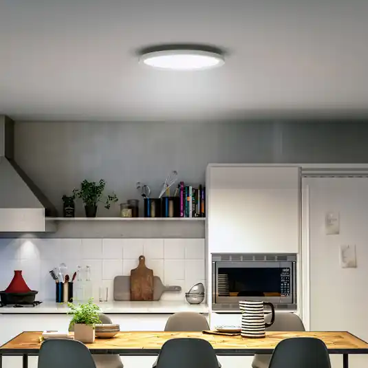 Vedd meg online Philips Hue LED mennyezeti lámpa White Ambiance Aurelle, Ø 40 cm
