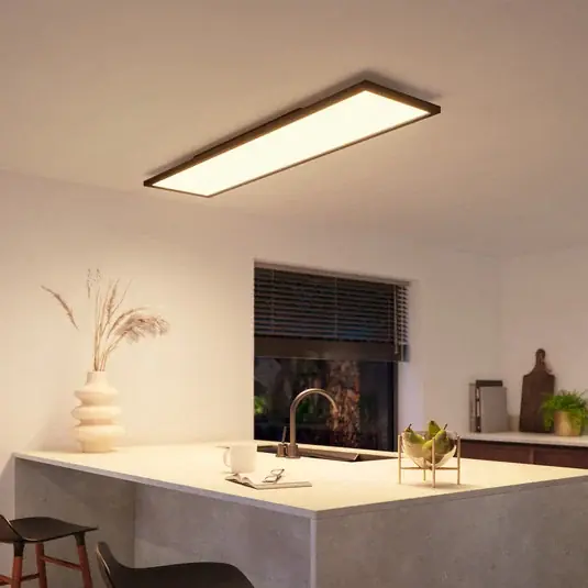 Kihagyhatatlan ajánlat Philips Hue Panel White Ambiance Aurelle 120 x 30 cm fekete