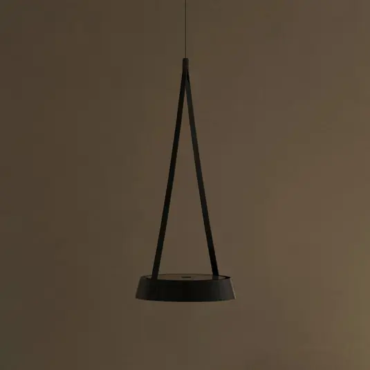 Vedd meg most LED tölthető függőlámpa Mahina, fekete, Ø 17 cm, fém, CCT