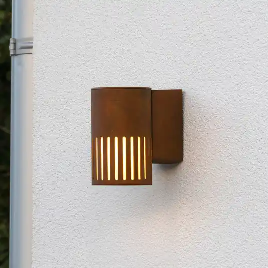 Külső fali lámpa Pistoia, rozsdás színű, magasság 17 cm, fém, IP54 Bestseller