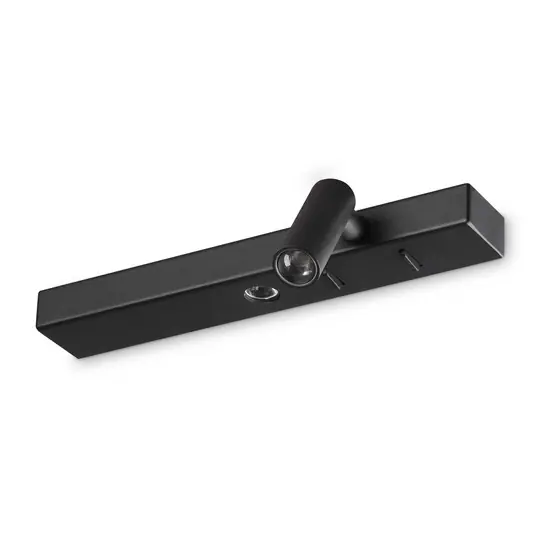 Biztonságos vásárlás Ideal Lux LED fali lámpa Bonne Nuit 2, fekete, szélesség 22 cm