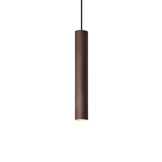 Gyors kiszállítás Ideal Lux lógó világítás Look, sötétbarna, Ø 6 cm, fém