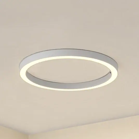 Árcsökkenés Lucande LED mennyezeti lámpa Neor, fehér, Ø 60 cm, CCT, dimmelhető