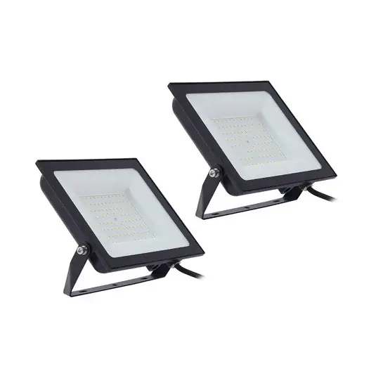 Vedd meg most Prios LED kültéri spotlámpa Maikel, 100 W, fém, 2 db-os szett
