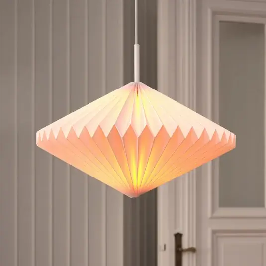 Outlet OSRAM Decor Paper Diamond lógó világítás, fehér, papír, E27