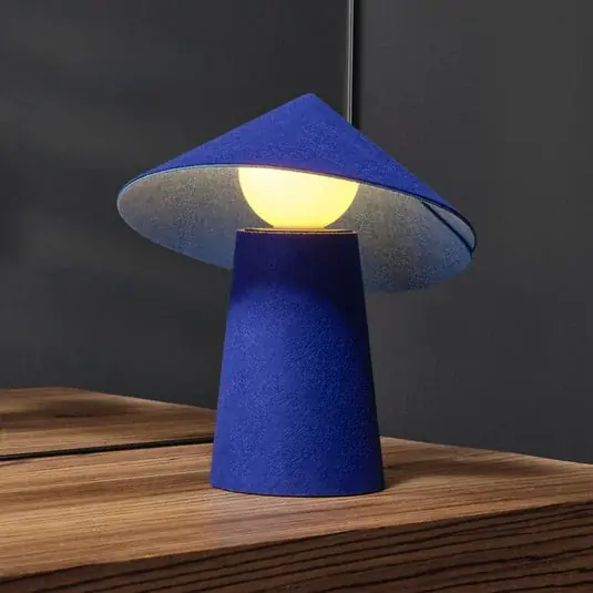 Árengedmény OSRAM LED tölthető asztali világítás Decor Flip, kék, filc, dimmelhető