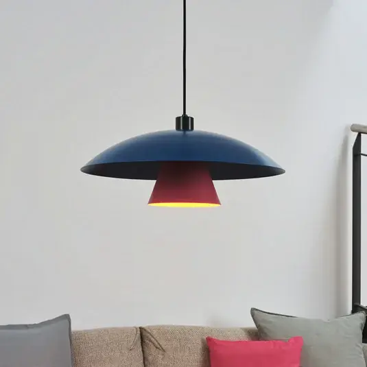Árengedmény OSRAM lógó lámpa Decor Flying Mushroom kék/rózsaszín, acél, E27