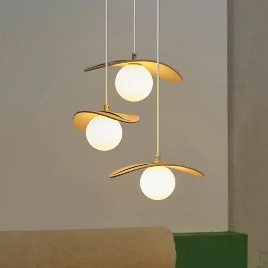 Azonnali szállítás OSRAM Decor Pearl lógó világítás, 3 izzós, bézs, filc, G9