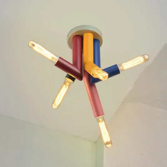 Bestseller OSRAM Decor Straw mennyezeti világítás, 5 izzós, acél, színes, E27