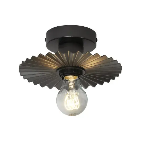 Vásárlói kedvenc OSRAM Decor Plissee mennyezeti világítás, szürke, acél, E27