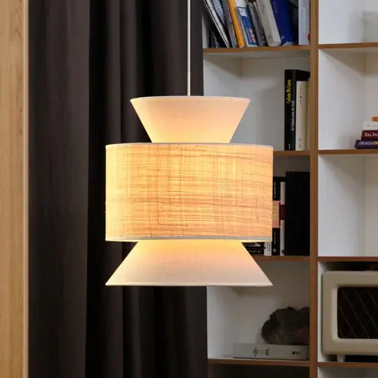 OSRAM Decor Wrap Cone lógó világítás, bézs, raphás, len, E27 Biztonságos vásárlás