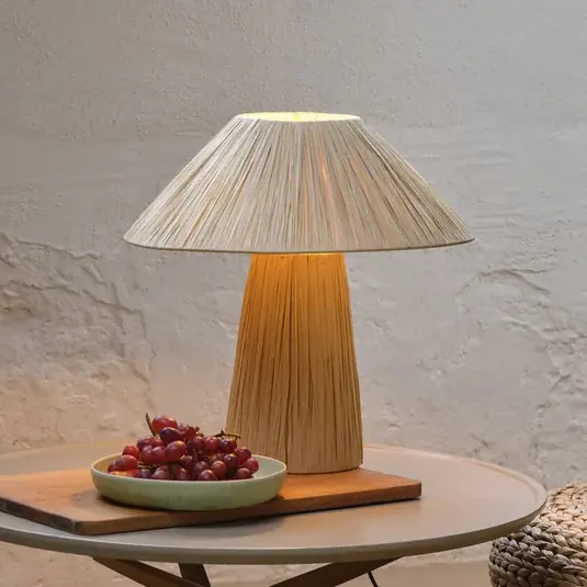 OSRAM asztali világítás Decor Bamboo Paper Hut, bambusz, E27 Vásárlói kedvenc