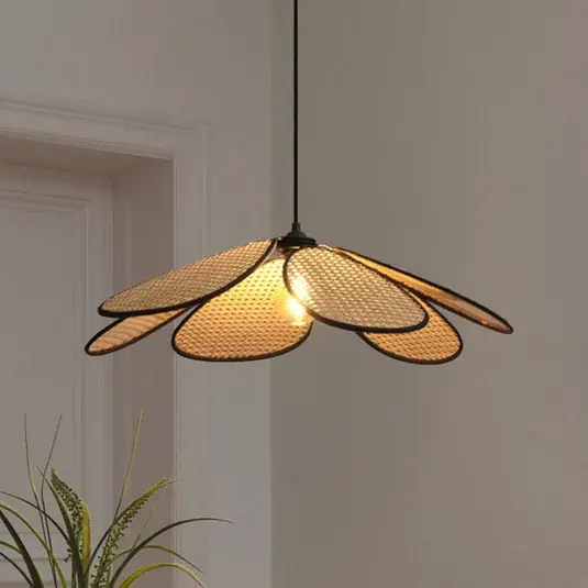 Szuper ajánlat OSRAM lógó világítás Decor Rattan Daisy, Ø 69 cm, bézs, E27