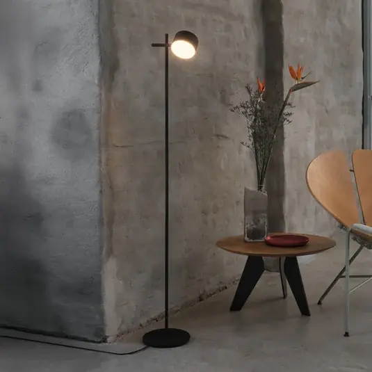 Szuper akció OSRAM LED álló világítás Decor Kyoto, alumínium, fekete, dimmelhető
