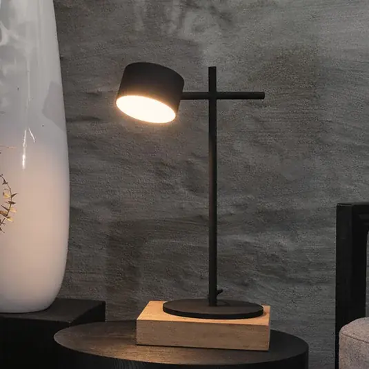 OSRAM LED asztali világítás Decor Kyoto, alumínium, fekete, dimmelhető Népszerű