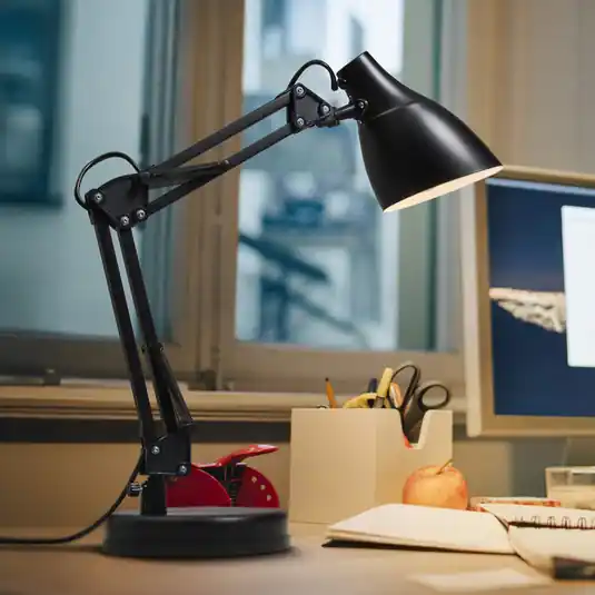 Csak ma OSRAM asztali világítás Office Line Desk Pear, fekete, E27