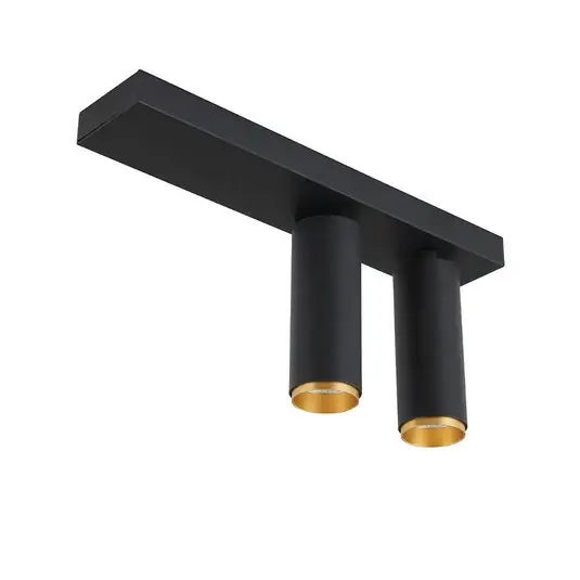 LOOM DESIGN LED mennyezeti spotlámpa X-Beam, 2 izzós, fekete Népszerű