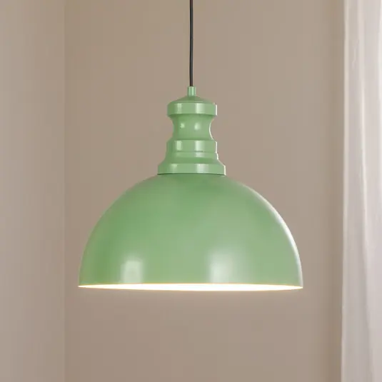 Kure függő világítás, mentazöld, fém, Ø 40 cm E27 Ne maradj le