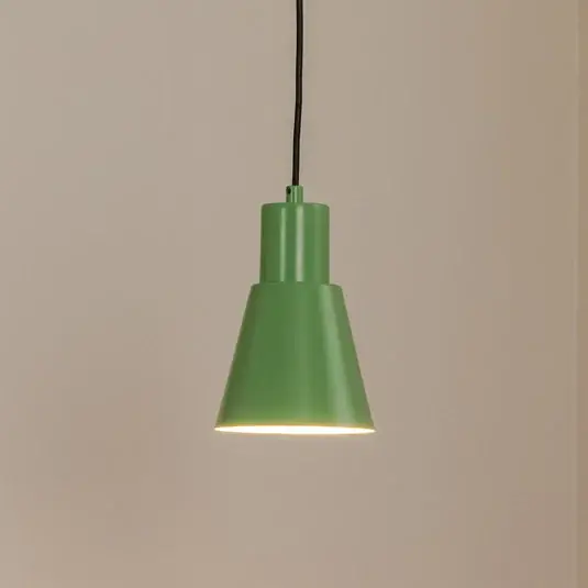 Konikkem lógó világítás, menta zöld, fém, Ø 14 cm, E27 Kiárusítás