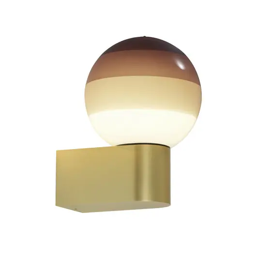 MARSET LED fali lámpa Dipping Light A1, barna/sárgaréz Szezonális akció