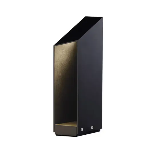 Alacsony ár MARSET LED talapzati lámpa Domus, magasság 37 cm, fekete, alumínium