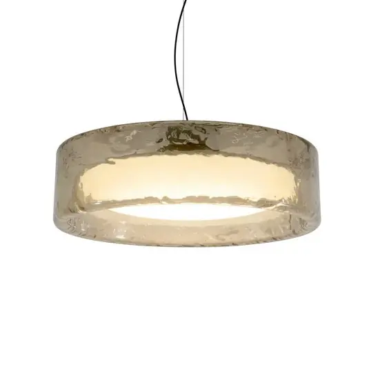 MARSET LED lógó lámpa Ringo, Ø 90 cm, füstszürke, műanyag Azonnali szállítás