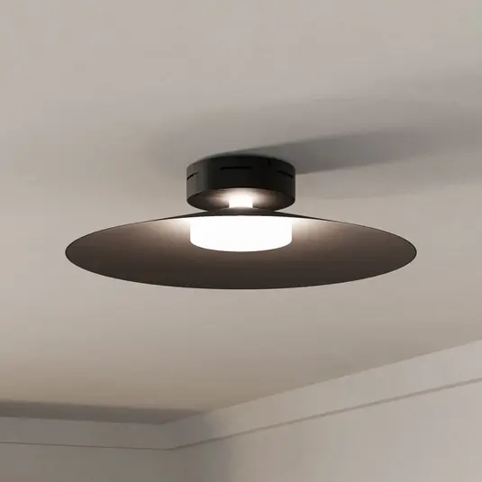 LED mennyezeti lámpa Conomavilla-Z, fekete Ø 45 cm CCT RGB Gyors szállítás