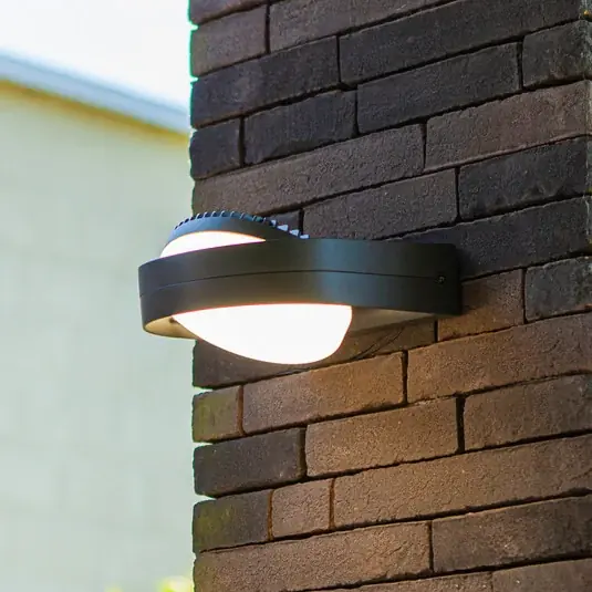 Alacsony ár FELE LED kültéri fali világítás, sötét szürke, 20 cm, fém, IP54