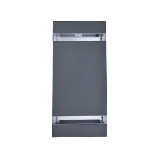 FOCUS SQUARE LED kültéri falilámpa, sötét szürke, 24 cm, IP44 Expressz kézbesítés