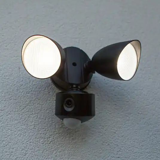 Vedd meg most SHRIMP LED-érzékelős kültéri falikar, fekete, 2 izzós, 20 W, IP54