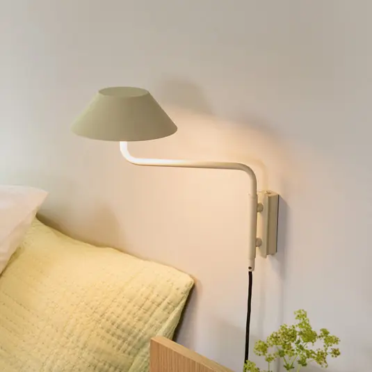 COVER LED fali világítás, homokszínű, 30 cm-es kinyúlás, fém Kedvezményes ár
