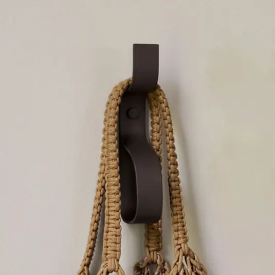 Nami ruhaakasztó, sötétbarna, magasság 20 cm, vas Árengedmény