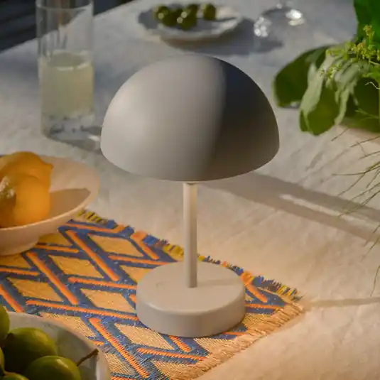 Ellen To-Go LED tölthető asztali világítás, szürke, alumínium Végkiárusítás