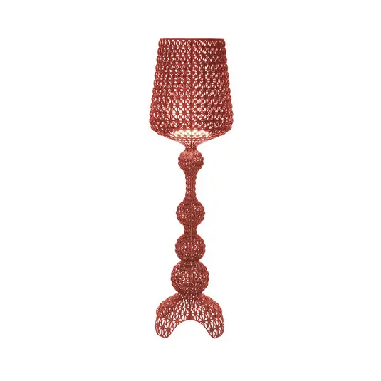 Kartell LED álló lámpa Kabuki, bordó, 166 cm, dimmelhető fényerő Szuper ajánlat