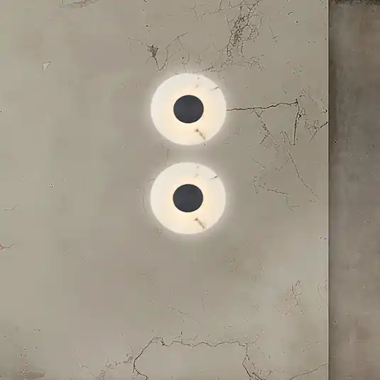 Allison LED fali lámpa, vas/fehér, Ø 30 cm, fém Vedd meg most