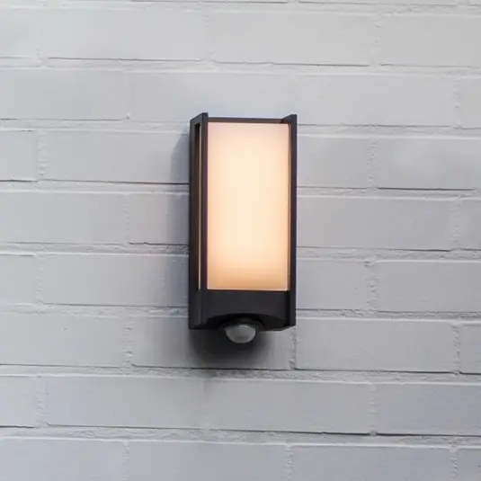 QUBO LED kültéri falilámpa, sötét szürke, magasság 27 cm, IP54 Legnépszerűbb